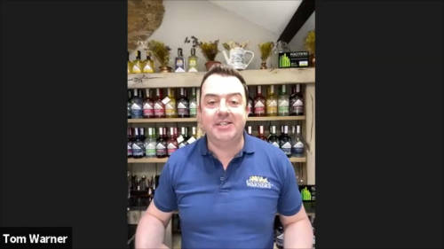 Tom Warner speaking at Think Gin Speaking at Think Gin